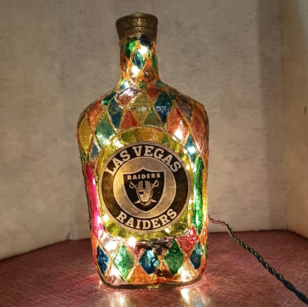 Las Vegas Raiders Light Up Bottle